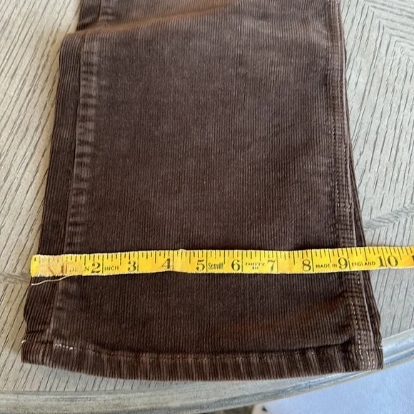 Polo by Ralph Lauren - High-Waisted, Flare-Leg, Chocolate-Brown Jeans - SZ 6 - Picture 11 of 15